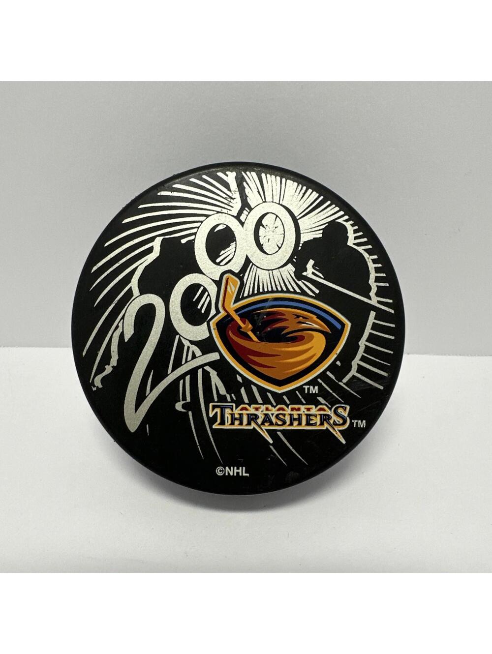 2000 Atlanta Thrashers Vintage NHL Official Hockey Puck Slovakia